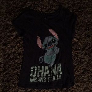 Navy blue cute stitch shirt from Lilo and stitch